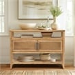 Olliix Martha Stewart Naomi Console Table MDF/Wood in Honey