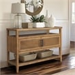 Olliix Martha Stewart Naomi Console Table MDF/Wood in Honey