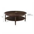 Olliix Martha Stewart Philippe Coffee Table MDF/Wood in Brown
