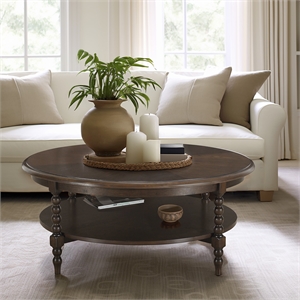Olliix Martha Stewart Philippe Coffee Table MDF/Wood in Brown