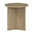 Olliix Martha Stewart Sadie Accent Table MDF/Wood in Reclaimed Greige