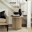 Olliix Martha Stewart Sadie Accent Table MDF/Wood in Reclaimed Greige