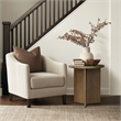 Olliix Martha Stewart Sadie Accent Table MDF/Wood in Walnut Brown