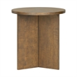 Olliix Martha Stewart Sadie Accent Table MDF/Wood in Walnut Brown
