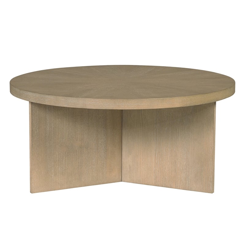 Olliix Martha Stewart Sadie Coffee Table MDF/Wood in Reclaimed Greige