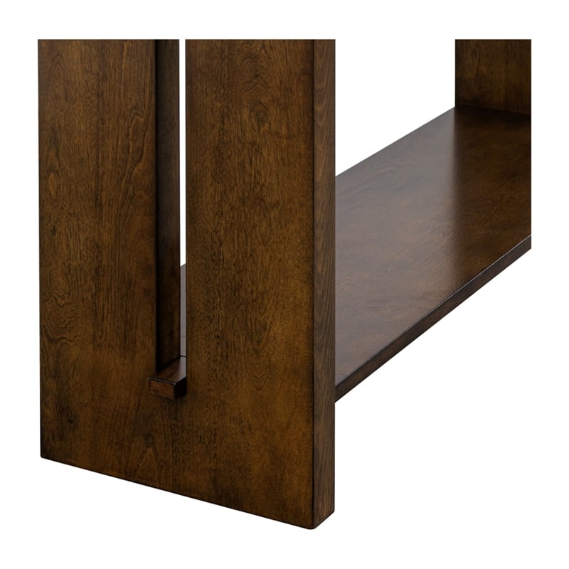 Olliix Martha Stewart Shiloh Console Table MDF/Wood in Brown