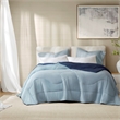 Olliix Harbor House Cooling Full/Queen Comforter Set Nylon/Spandex in Blue