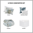 Olliix Harbor House Blue Kiawah Island Queen Comforter Set Cotton in Blue