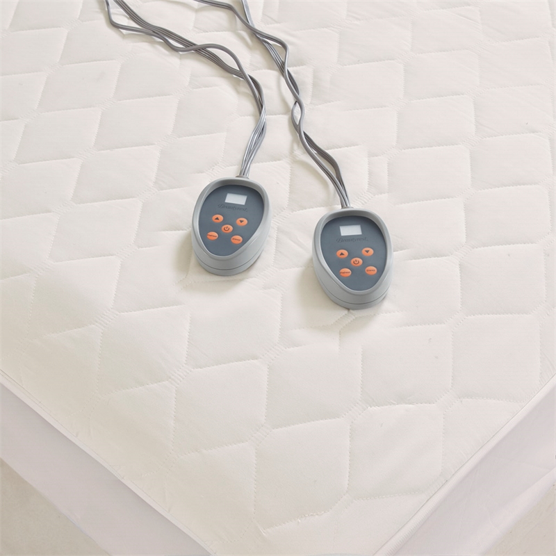 Olliix Beautyrest Cotton Twin XL Mattress Pad Cotton in White