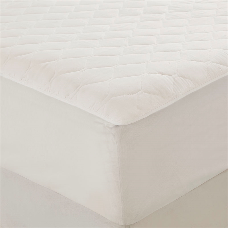 Olliix Beautyrest Cotton Twin XL Mattress Pad Cotton in White