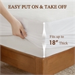 Olliix Beautyrest Nonwoven Twin XL Mattress Pad Polyester in White