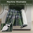 Olliix Woolrich Print Plush to Sherpa 50x60
