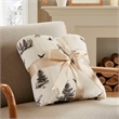 Olliix Woolrich Print Plush to Sherpa 50x60