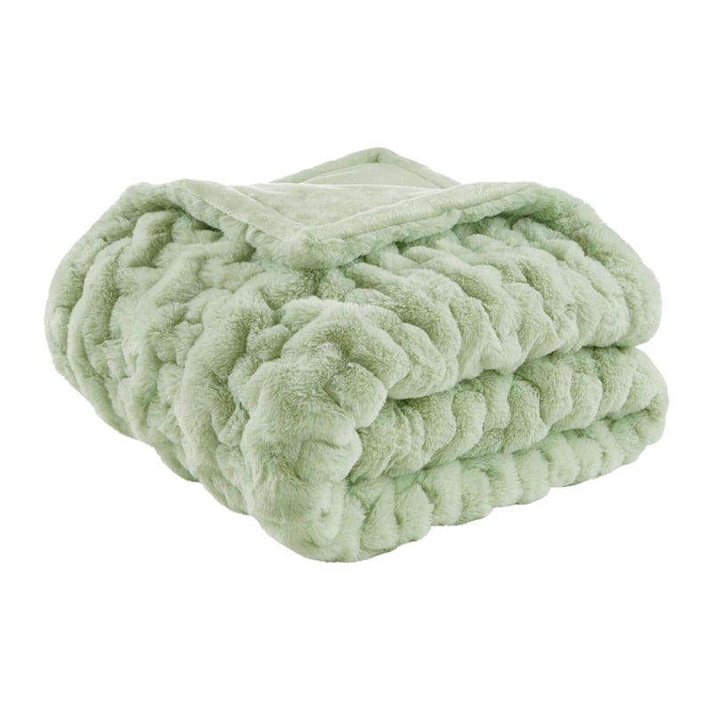 Olliix Madison Park Ruched Fur 50x60
