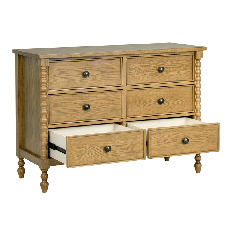 Olliix Madison Park Signature Beckett Dresser MDF/Wood in Natural