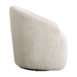 Olliix INK+IVY Bonn Swivel Chair Wood/Plywood/Fabric in Cream