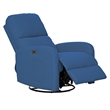 Olliix INK+IVY Dakota Recliner Wood/Plywood/Fabric in Blue