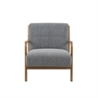 Olliix INK+IVY Novak Set of 2 Accent Armchair Wood/Polyester in Grey