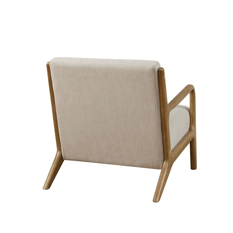 Olliix INK+IVY Novak Set of 2 Accent Armchair Wood/Polyester in Cream