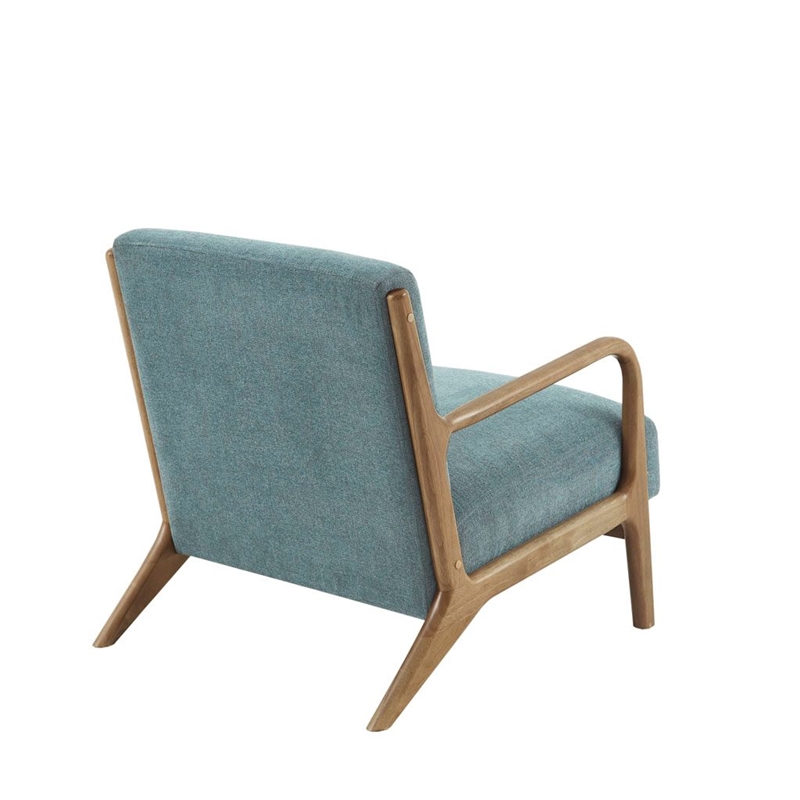 Olliix INK+IVY Novak Set of 2 Accent Armchair Wood/Polyester in Teal