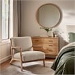 Olliix INK+IVY Novak Set of 2 Accent Armchair Wood/Polyester in Taupe