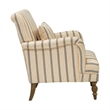 Olliix Martha Stewart Amanda Accent Chair Wood/Plywood/Fabric in Linen/Blue