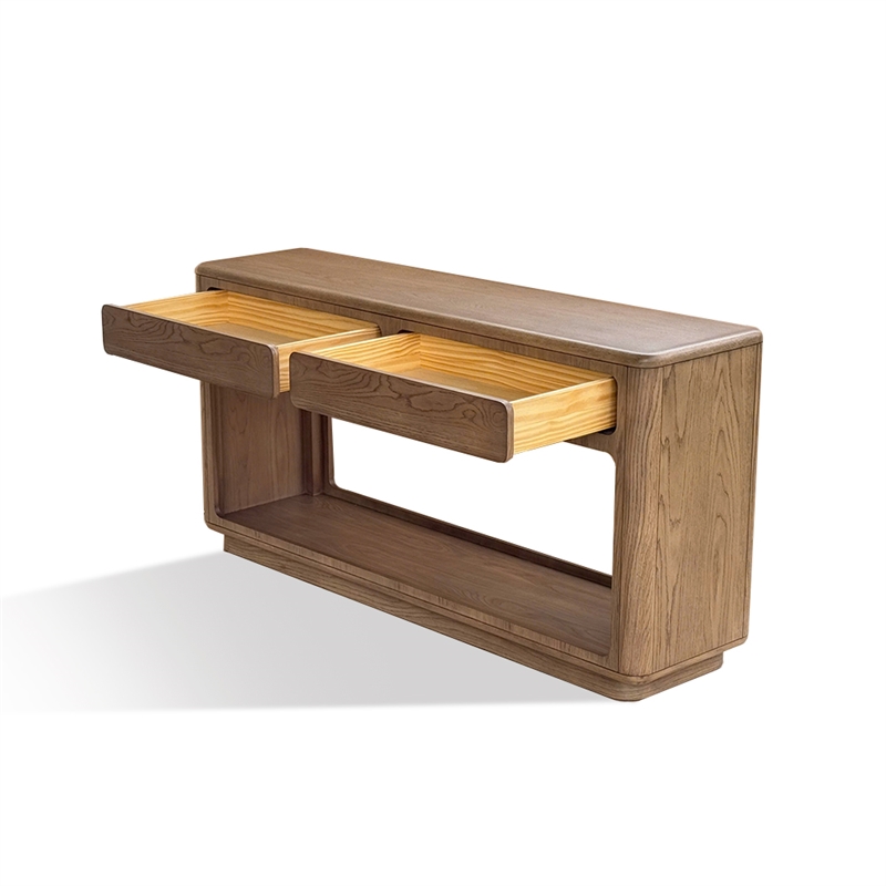 Olliix Chapel Hill Emil See below Accent Table MDF/Wood in Driftwood
