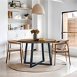 Olliix Chapel Hill Reagan Dining Table Wood in Wheat/Slate