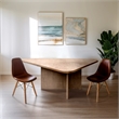 Olliix Chapel Hill Trey Dining Table Wood in Brown