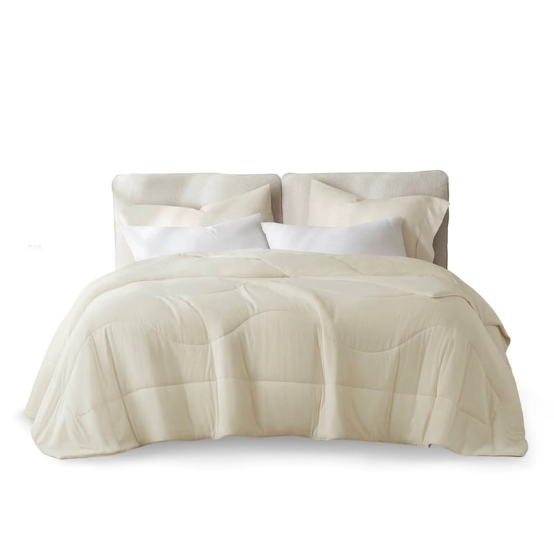 Olliix Harbor House Cooling Full/Queen Comforter Set Nylon/Spandex in Ivory