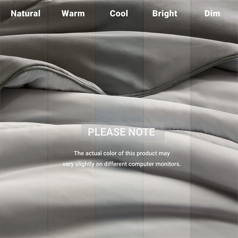 Olliix Harbor House Cooling Full/Queen Comforter Set Nylon/Spandex in Gray