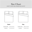 Olliix Harbor House Linen Blend King/Cal King Duvet Cover Set in White/Gray