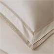 Olliix Harbor House Linen Blend King/Cal King Duvet Cover Set in White/Gold