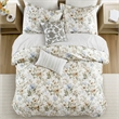 Olliix Harbor House Blue Herbal Full/Queen Duvet Set Cotton in Multi