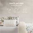 Olliix Harbor House Blue Herbal King/Cal King Duvet Set Cotton in Multi