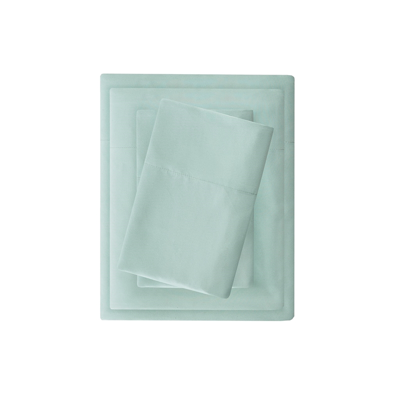 Olliix Madison Park 3M Microcell Queen Sheet Set Polyester in Seafoam