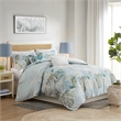 Olliix Harbor House Blue Kiawah Island King/Cal King Duvet Cover Set in Blue