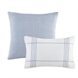Olliix Harbor House Blue Morgan Full/Queen Duvet Set Cotton in White/Blue