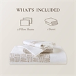Olliix Harbor House Blue Nile King/Cal King Duvet Mini Set Cotton in Multi