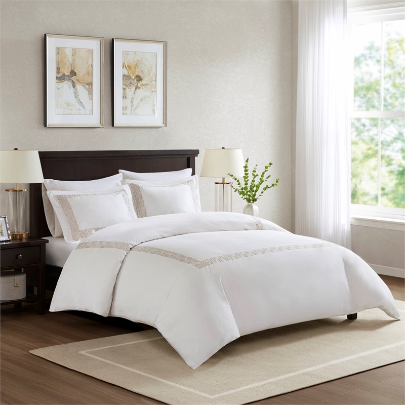 Olliix Harbor House Blue Nile King/Cal King Duvet Mini Set Cotton in Multi