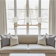 Olliix Hampton Hill Elegenza 6-Light Chandelier Iron/Polyester in Antique Gold