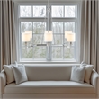 Olliix Hampton Hill Elegenza 6-Light Chandelier Iron/Polyester in Chrome