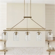 Olliix INK+IVY Curiana 5-Light Chandelier Iron/Glass in Antique Brass