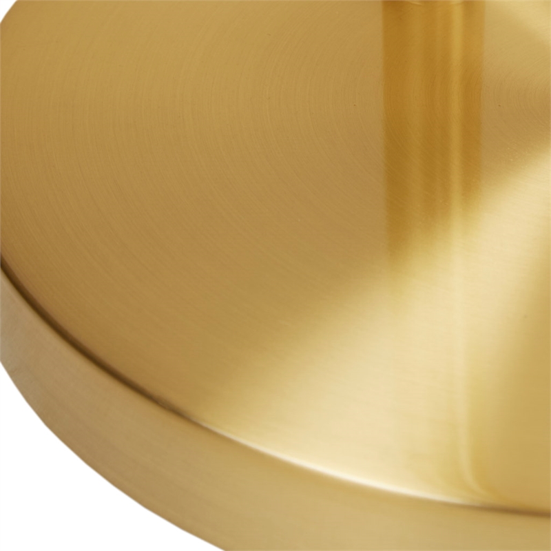Olliix INK+IVY Laguna Floor Lamps Iron/Rattan/Glass in Gold/Natural