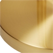 Olliix INK+IVY Laguna Floor Lamps Iron/Rattan/Glass in Gold/Natural