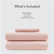 Olliix Intelligent Design Blend Jersey Knit Queen Sheet Set in Blush