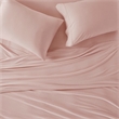 Olliix Intelligent Design Blend Jersey Knit Queen Sheet Set in Blush