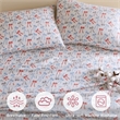 Olliix Intelligent Design Cozy Soft Queen Sheet Set Cotton in Happy Bows