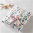 Olliix Intelligent Design Cozy Soft Twin XL Sheet Set in White Holiday Trees
