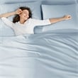 Olliix Intelligent Design Microfiber Queen Sheet Set Polyester in Blue